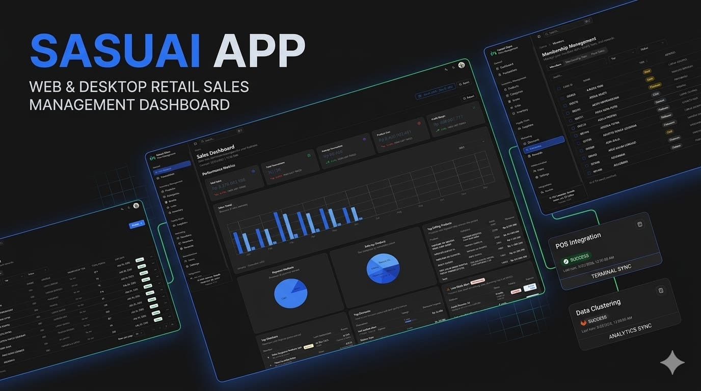 Screenshot of Sasuai App V2: Highly Scalable Retail POS & Analytics Platform
